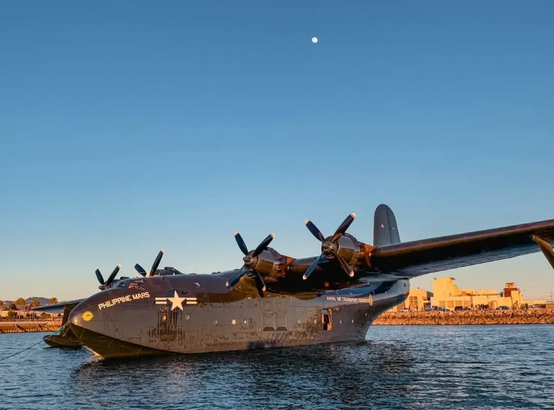 The Philippine Mars docked at Alameda on its last flight
