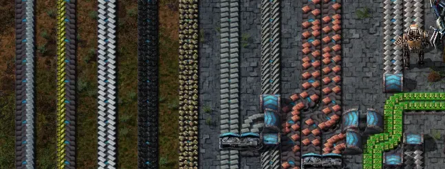 Belts carrying intermediate materials
